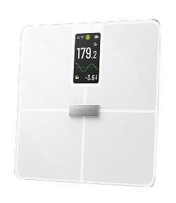 YINOLIFE Smart Scale for Body Weight with BMI, Body Fat, Muscle Mass, Digital Weight Scale with 20 Metrics, Wi-Fi Bluetooth Bathroom Scale with 4.3" Color Display, 400 lbs, White